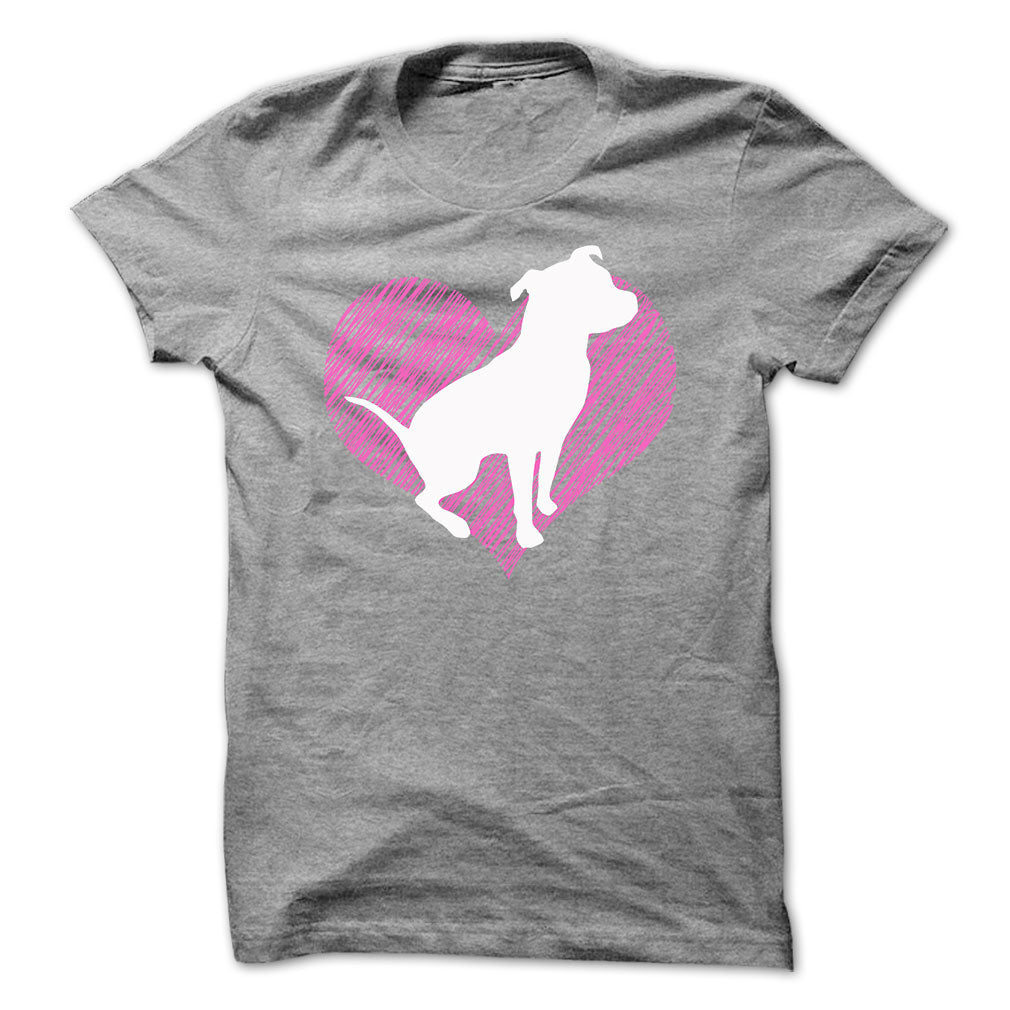 I LOVE PITBULL 2 TSHIRT