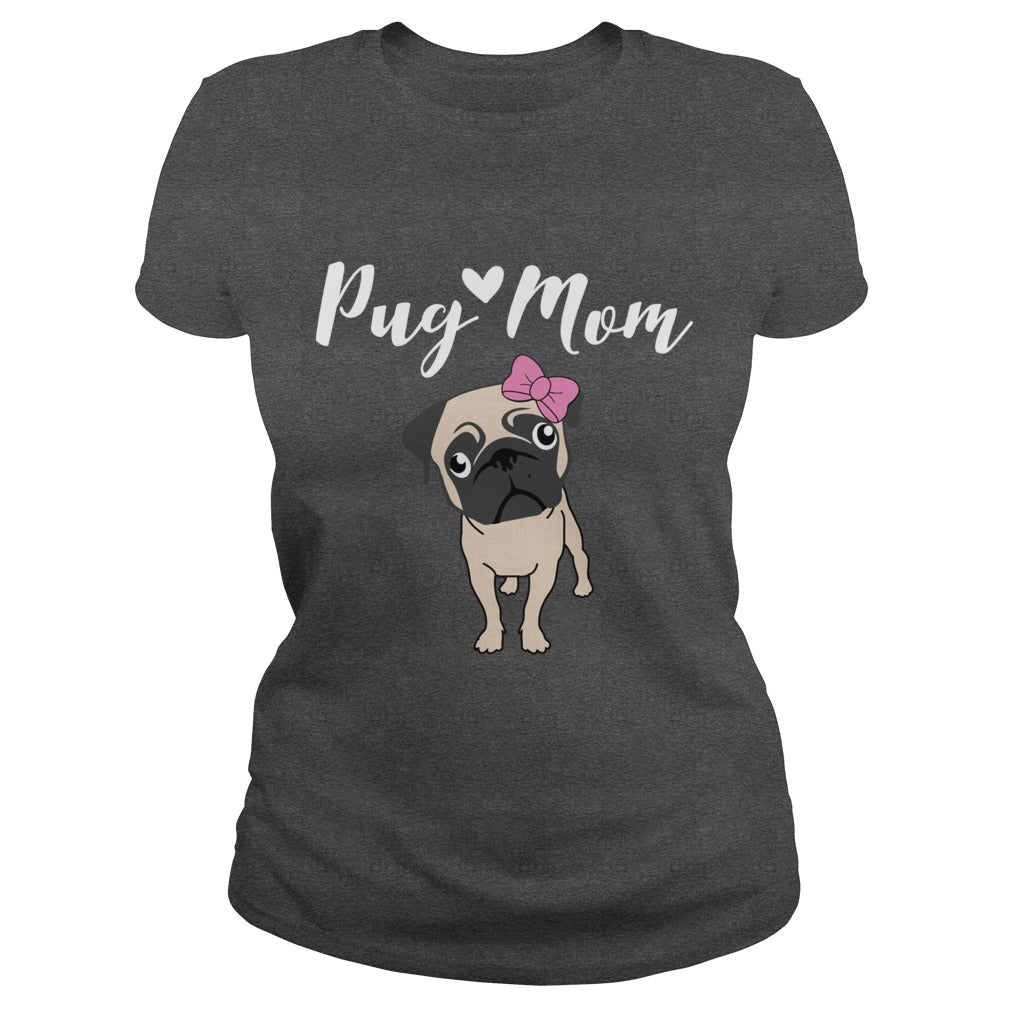 Pug Mom Funny Gift for Dog Mom Lovers Papa Mama Men Women Dogs Lovers Sunfrog Hoodie