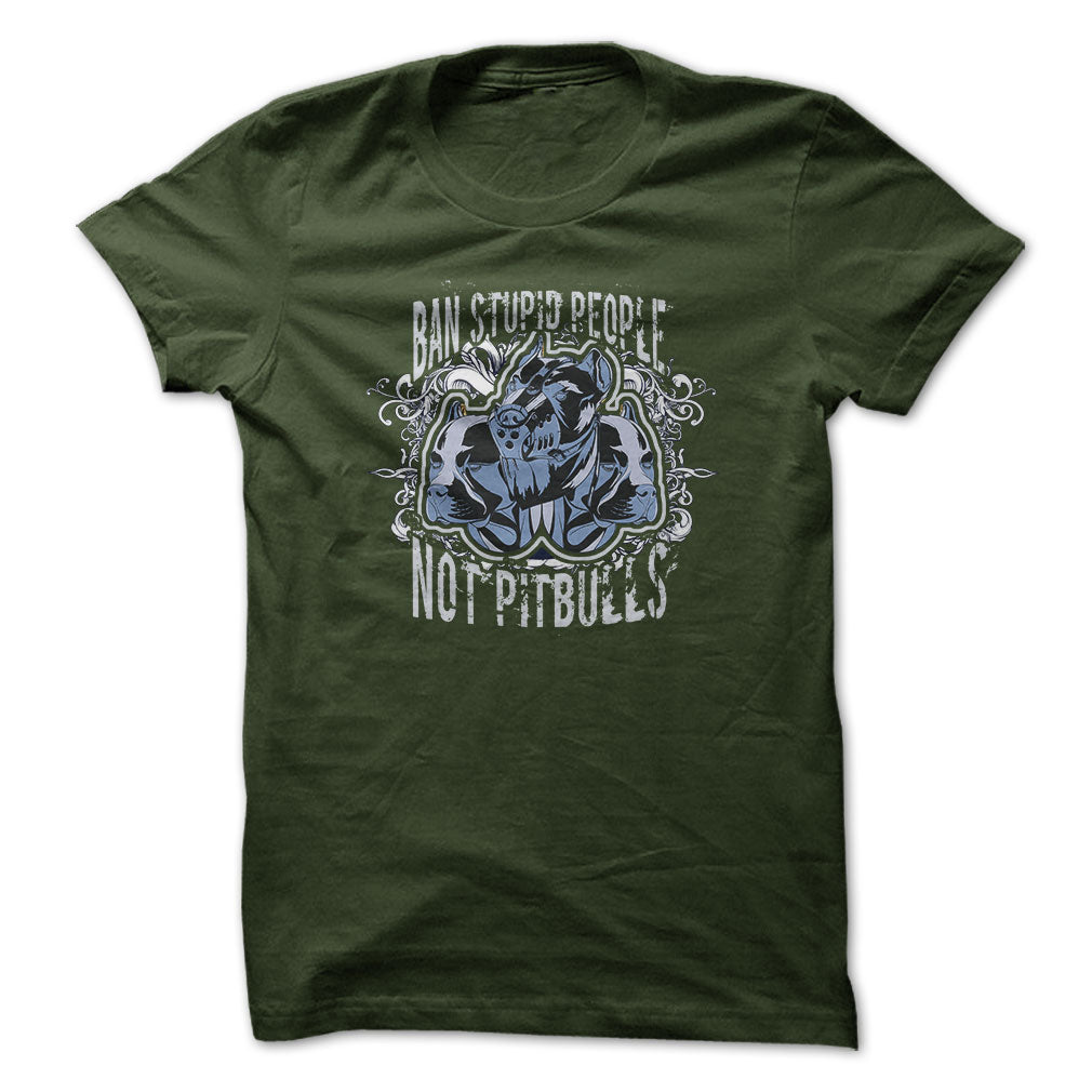 Pitbull t-shirt - Dont ban pitbulls