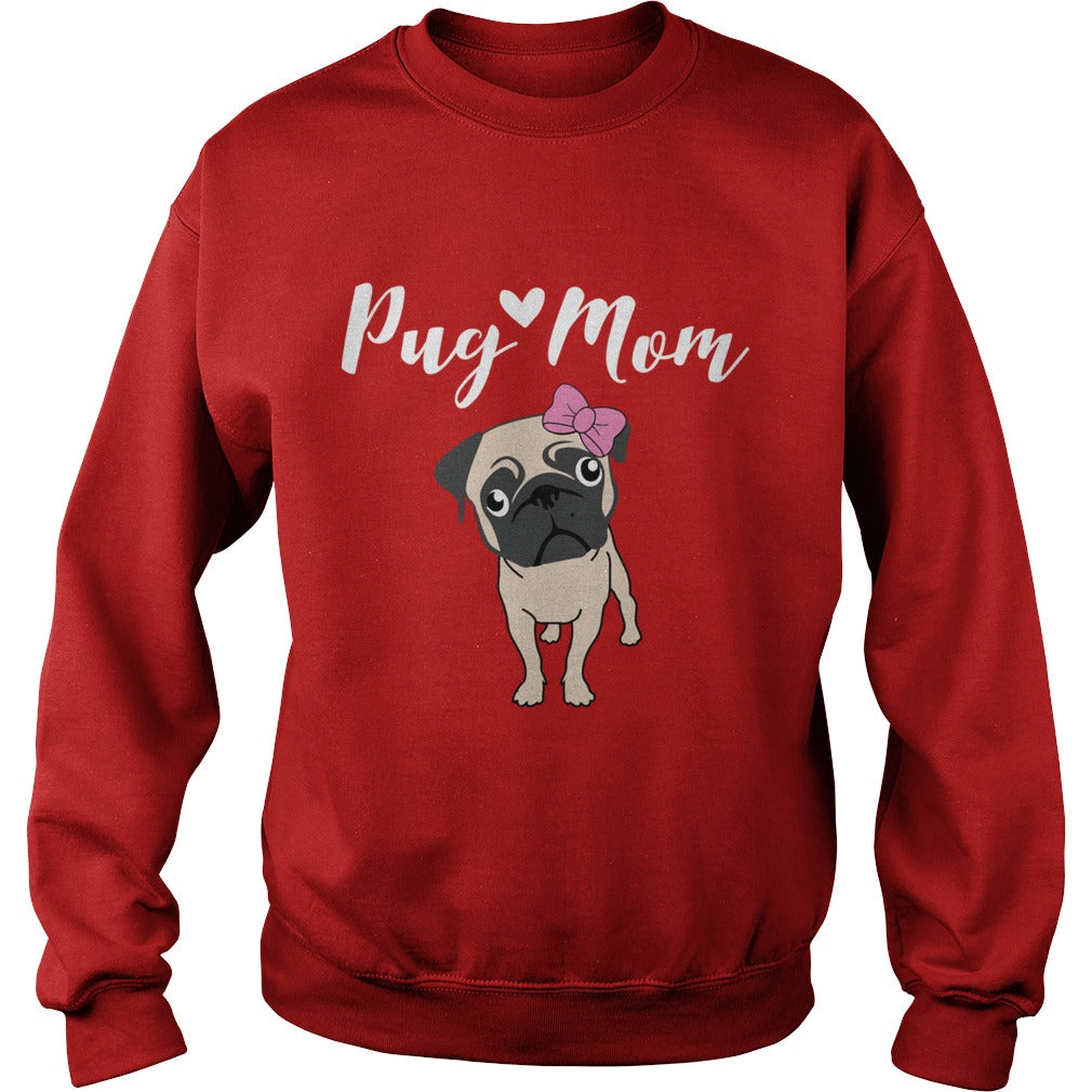 Pug Mom Funny Gift for Dog Mom Lovers Papa Mama Men Women Dogs Lovers Sunfrog Hoodie