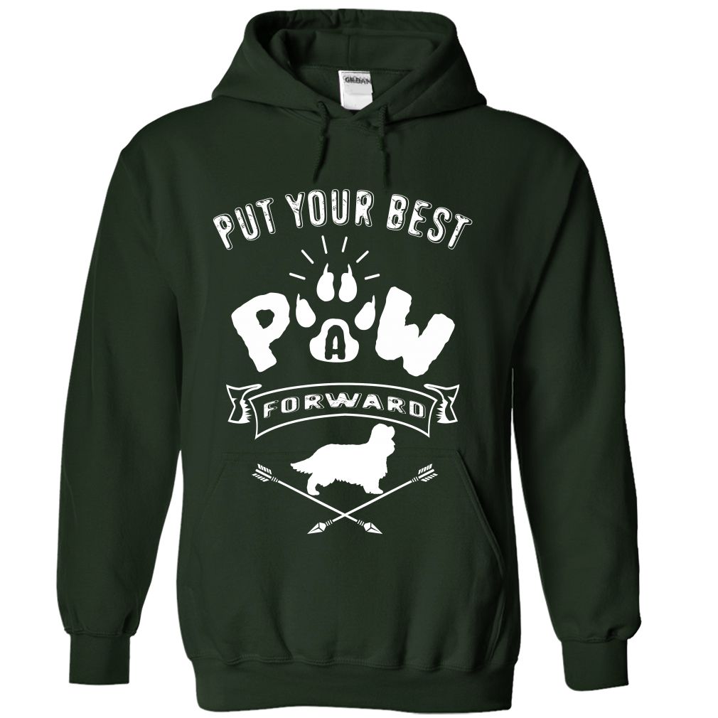 PUT YOUR BEST PAW FORWARD-spaniel