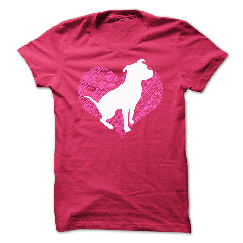 I LOVE PITBULL 2 TSHIRT