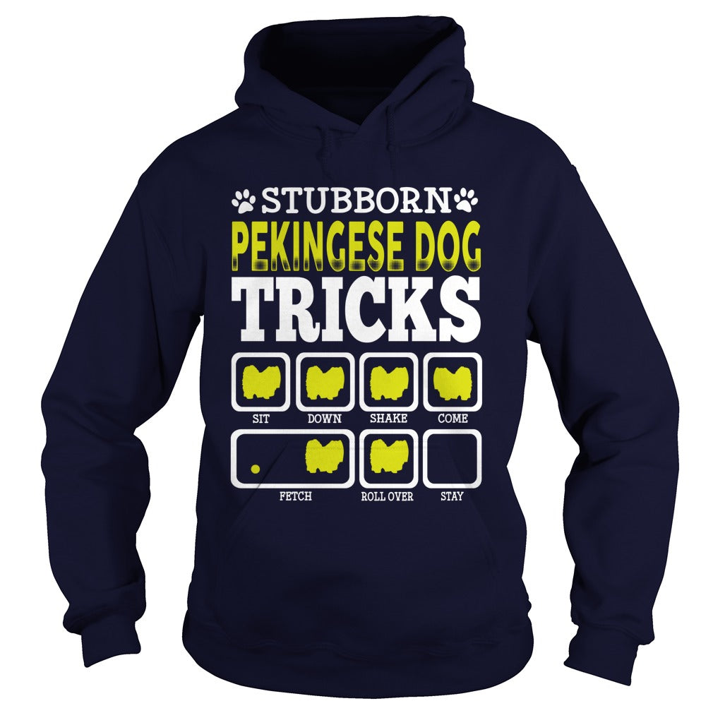 STUBBORN PEKINGESE DOG TRICKS