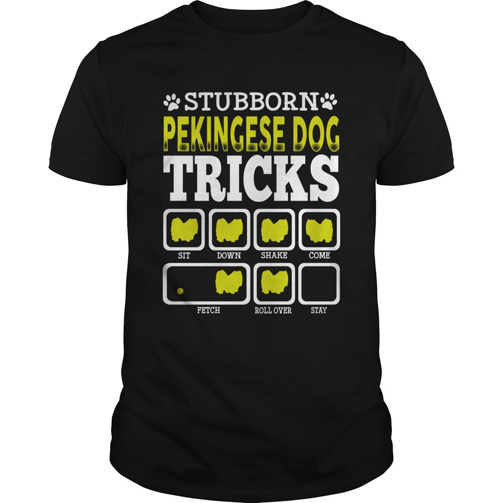 STUBBORN PEKINGESE DOG TRICKS