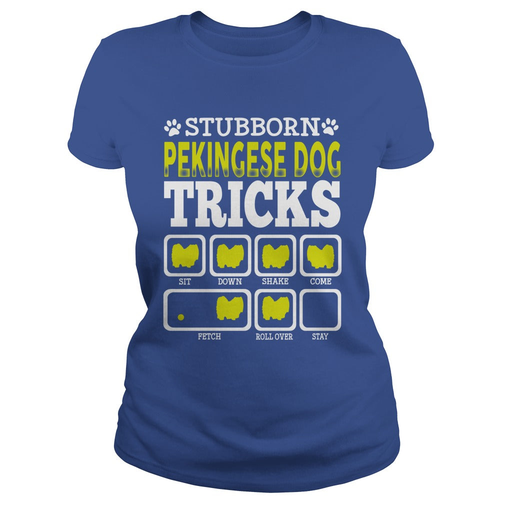 STUBBORN PEKINGESE DOG TRICKS