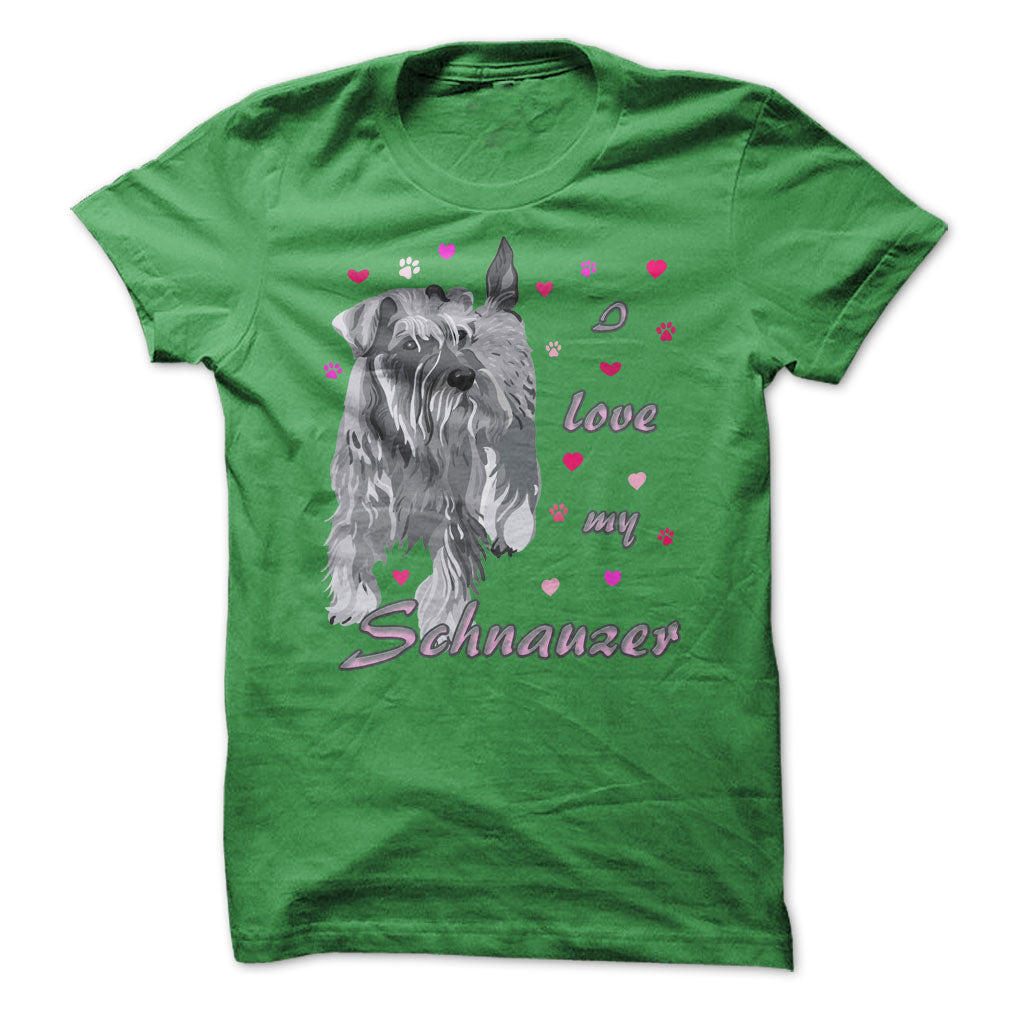 I love my Schnauzer! For Schnauzer lovers! <3