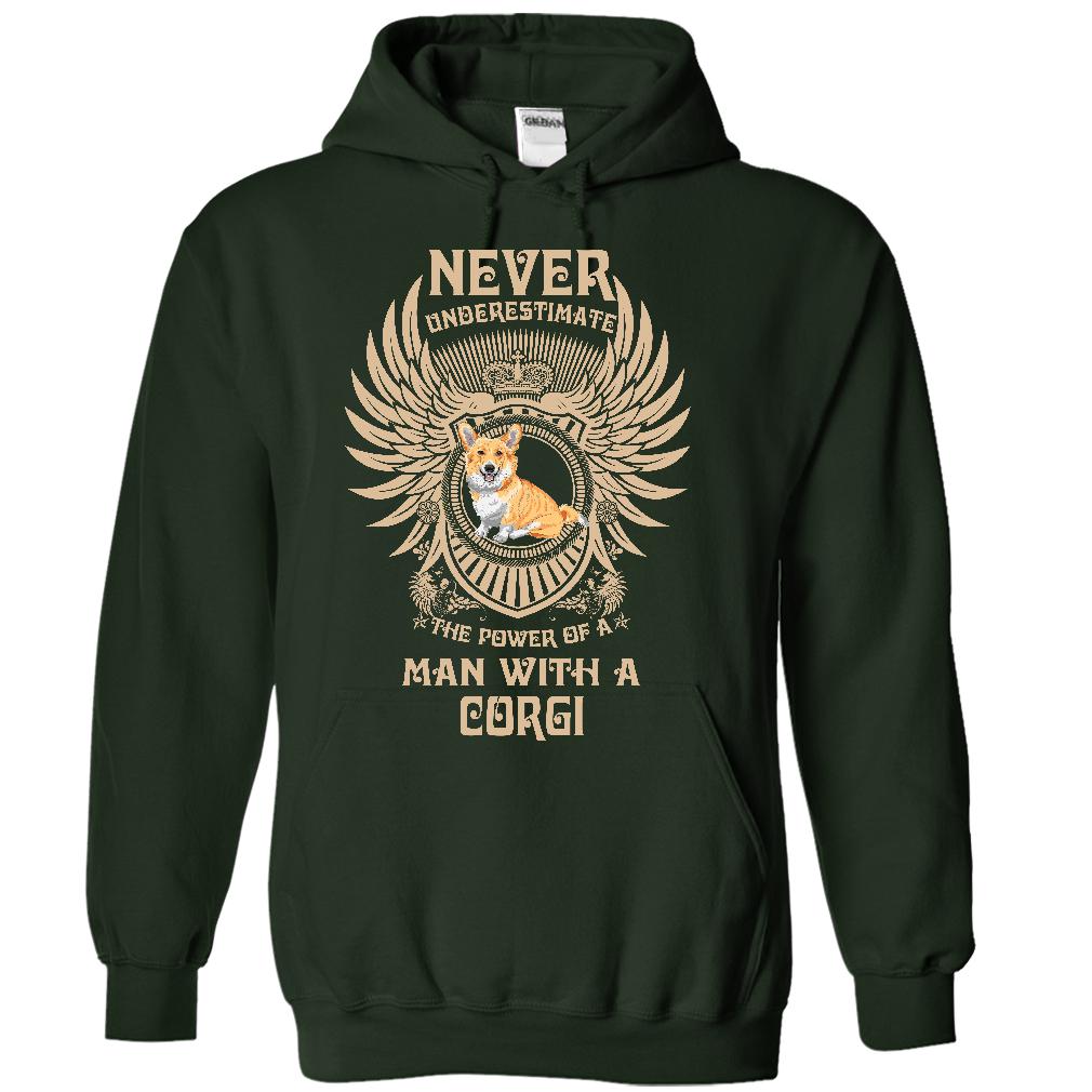 NEVER UNDERESTIMATE THE POWER OF A MAN WITH A CORGI - Limited Edition