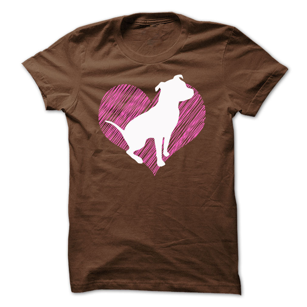 I LOVE PITBULL 2 TSHIRT