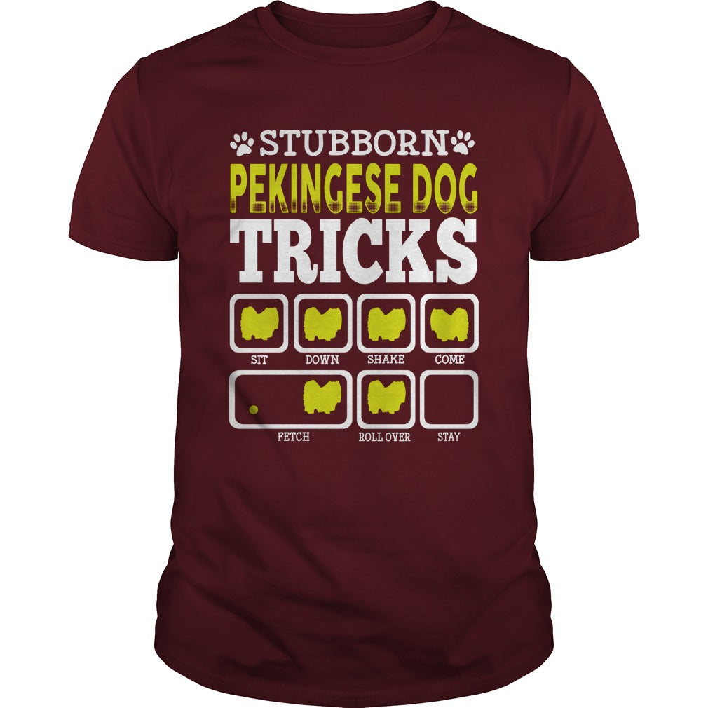 STUBBORN PEKINGESE DOG TRICKS