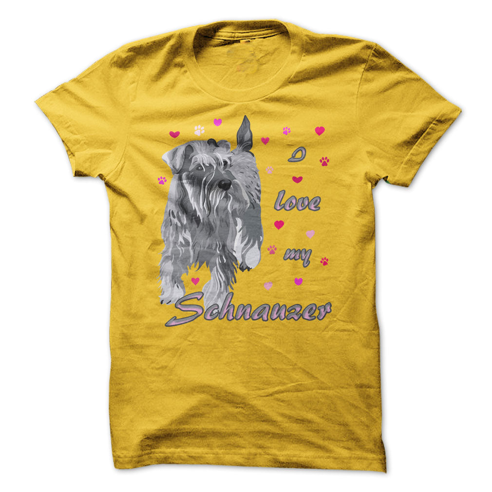 I love my Schnauzer! For Schnauzer lovers! <3