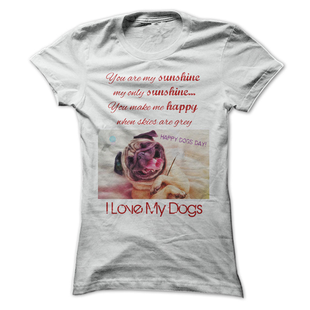 National Dog Day - Happy dogs day T-shirt