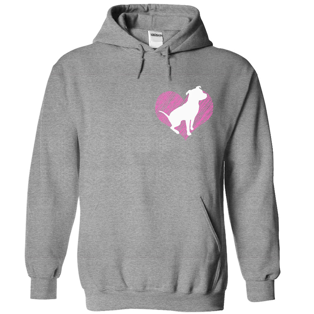 I Love Pitbull 2 Pink Heart