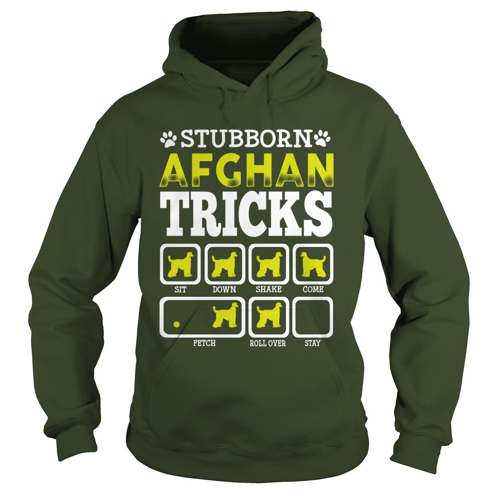 STUBBORN AFGHAN HOUND TRICK