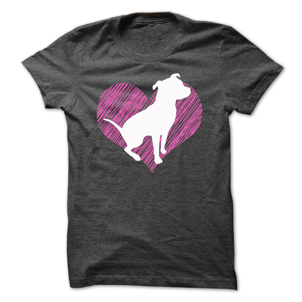 I LOVE PITBULL 2 TSHIRT
