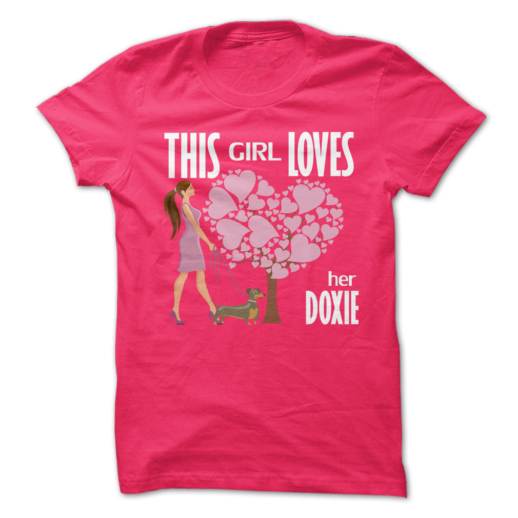 This Girl Loves Her Doxie!