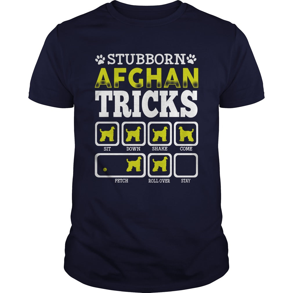STUBBORN AFGHAN HOUND TRICK