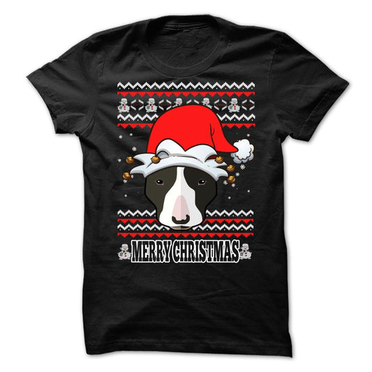 UGLY CHRISTMAS BULL TERRIER