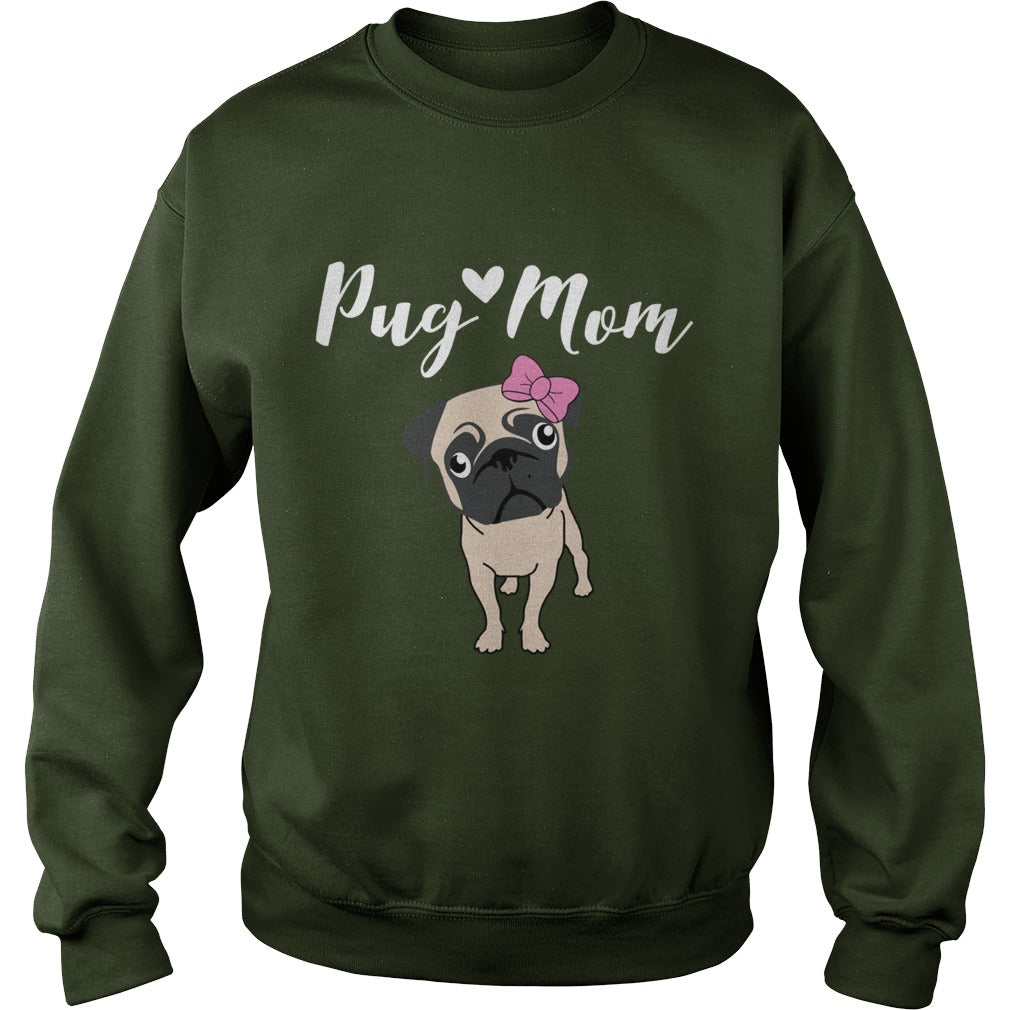 Pug Mom Funny Gift for Dog Mom Lovers Papa Mama Men Women Dogs Lovers Sunfrog Hoodie