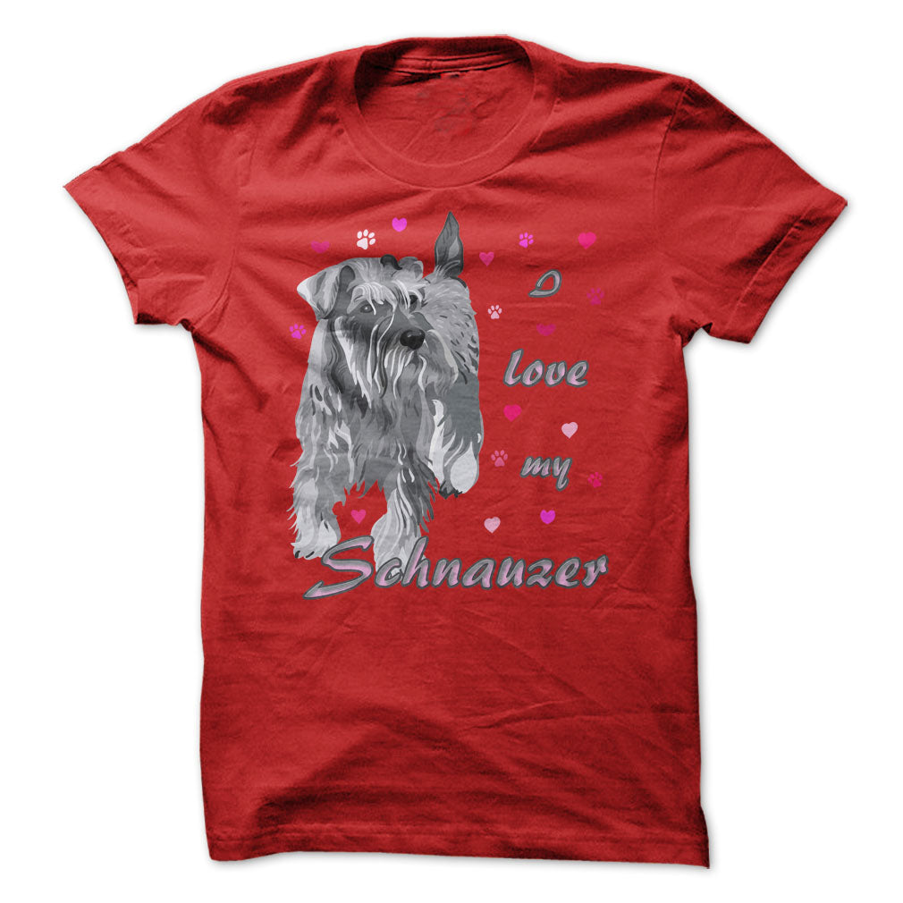 I love my Schnauzer! For Schnauzer lovers! <3