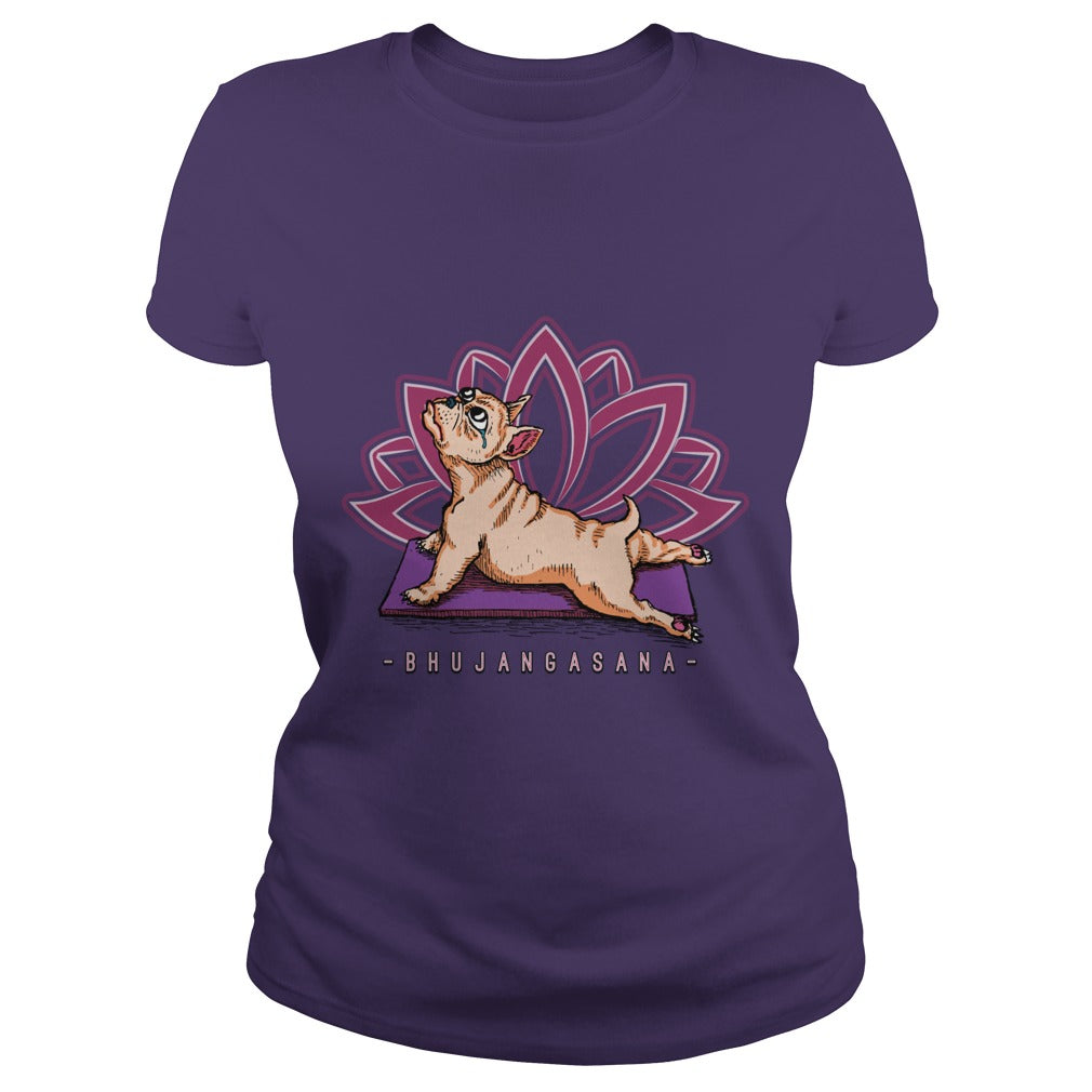 Pug Yoga Bhujangasana Pose Funny Dog Papa Mama Men Women Dogs Lovers Sunfrog Hoodie
