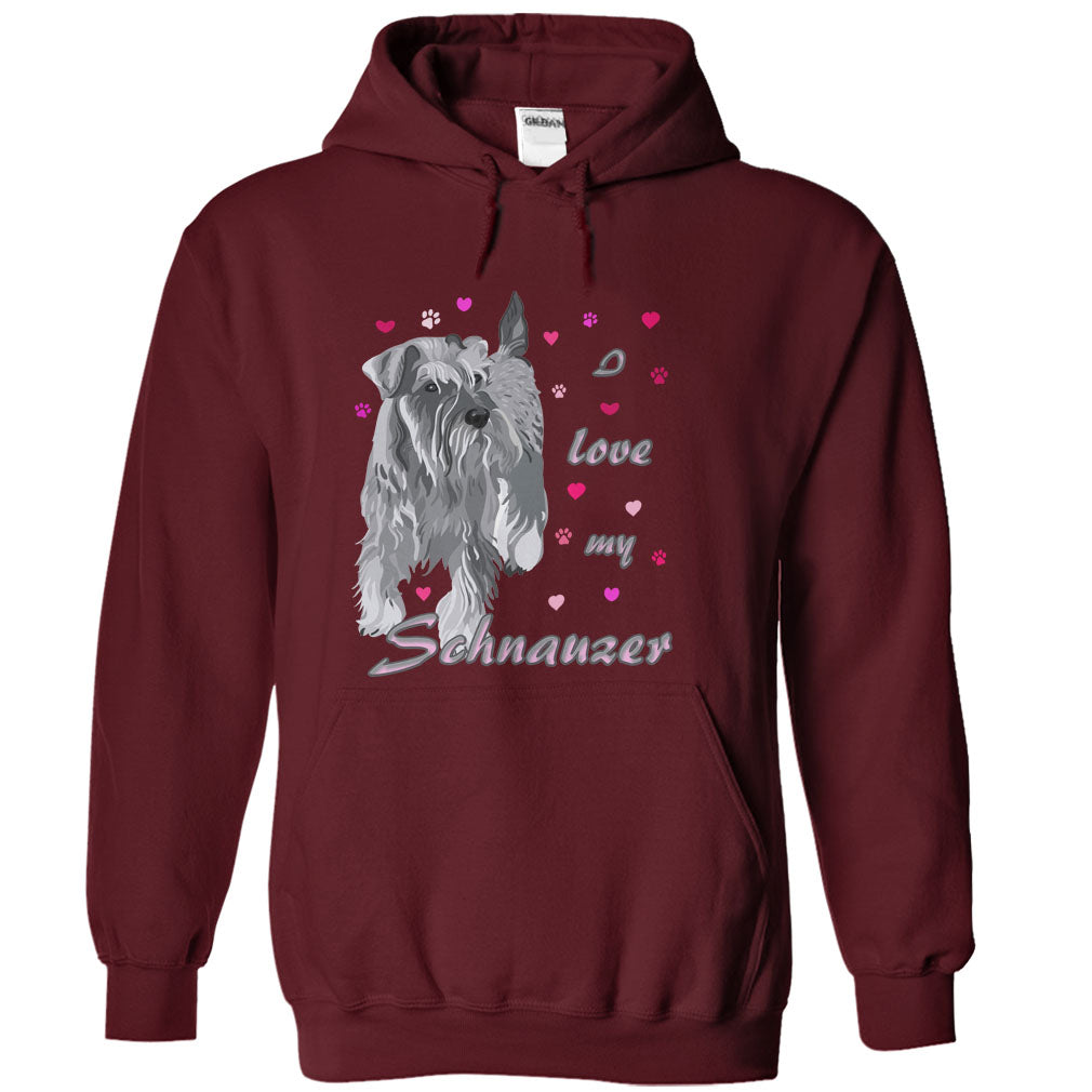 I love my Schnauzer! For Schnauzer lovers! <3