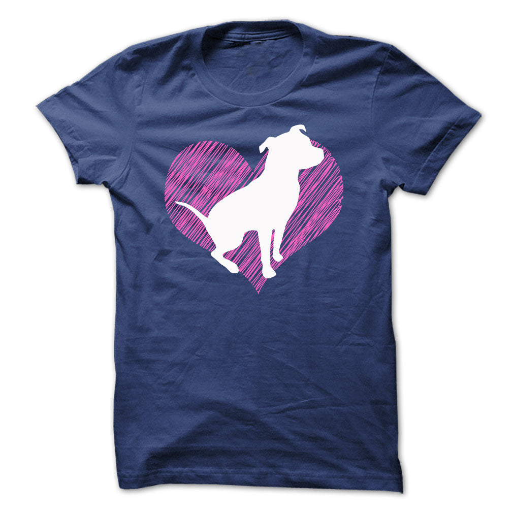 I LOVE PITBULL 2 TSHIRT