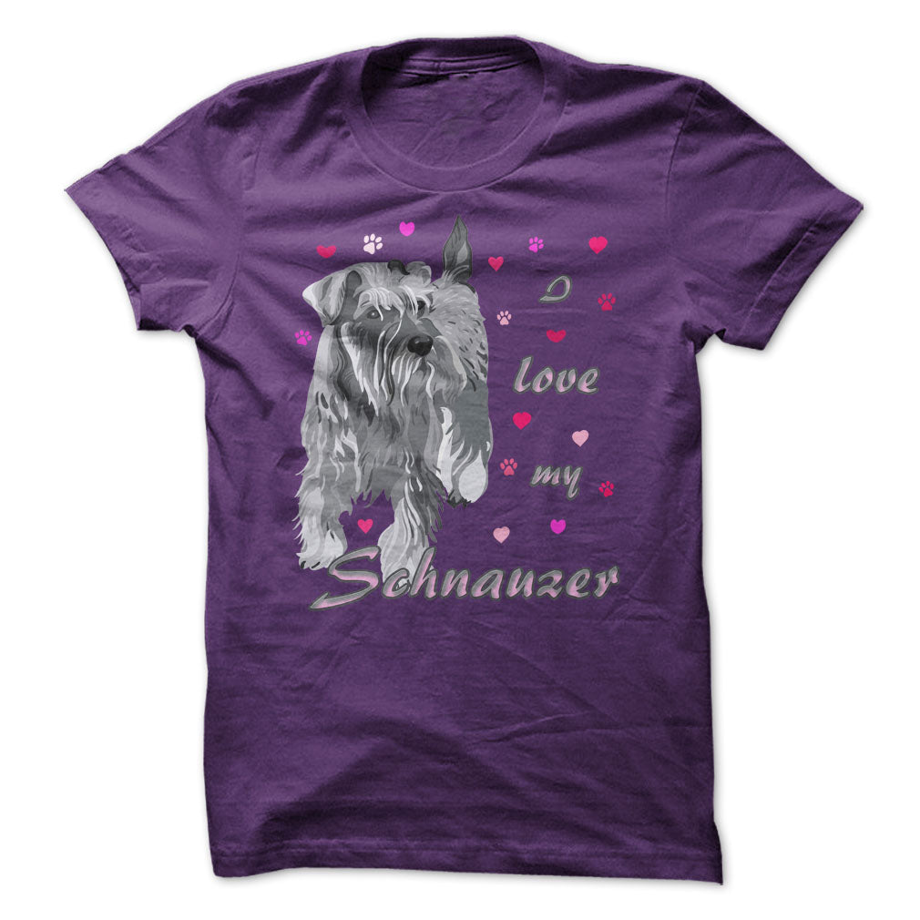 I love my Schnauzer! For Schnauzer lovers! <3