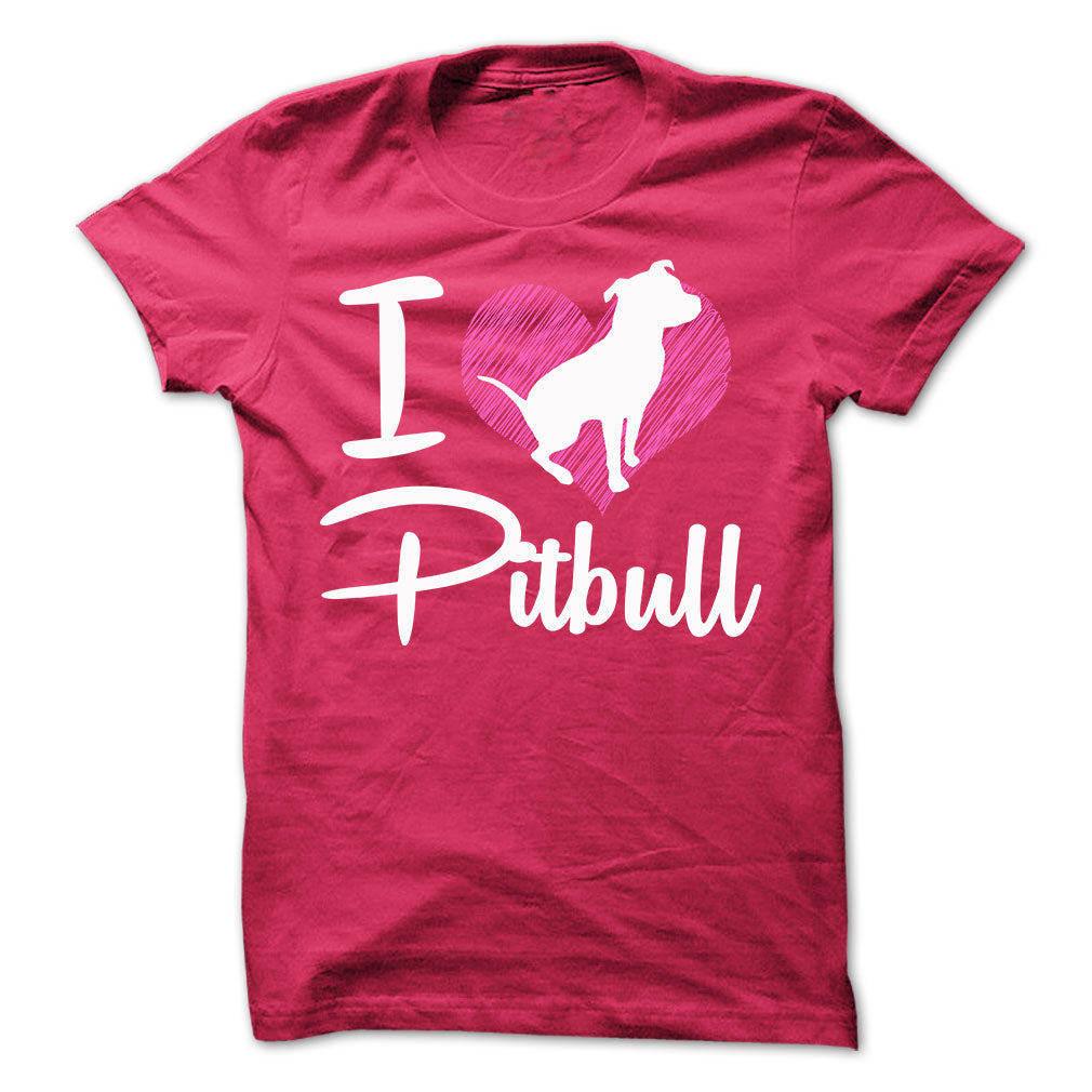 I LOVE PITBULL 2 Tee
