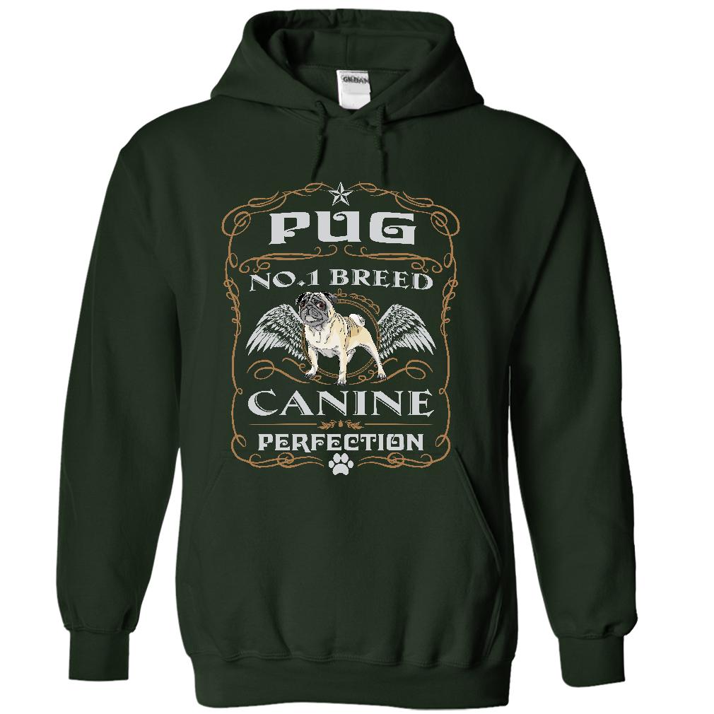 PUG NO 1 BREED CANINE PERFECTION T SHIRTS