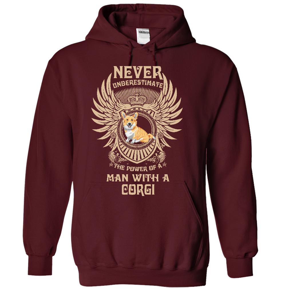 NEVER UNDERESTIMATE THE POWER OF A MAN WITH A CORGI - Limited Edition
