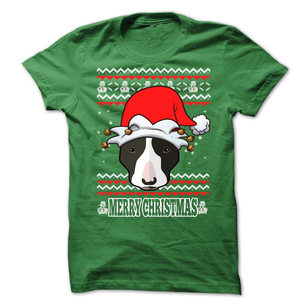 UGLY CHRISTMAS BULL TERRIER