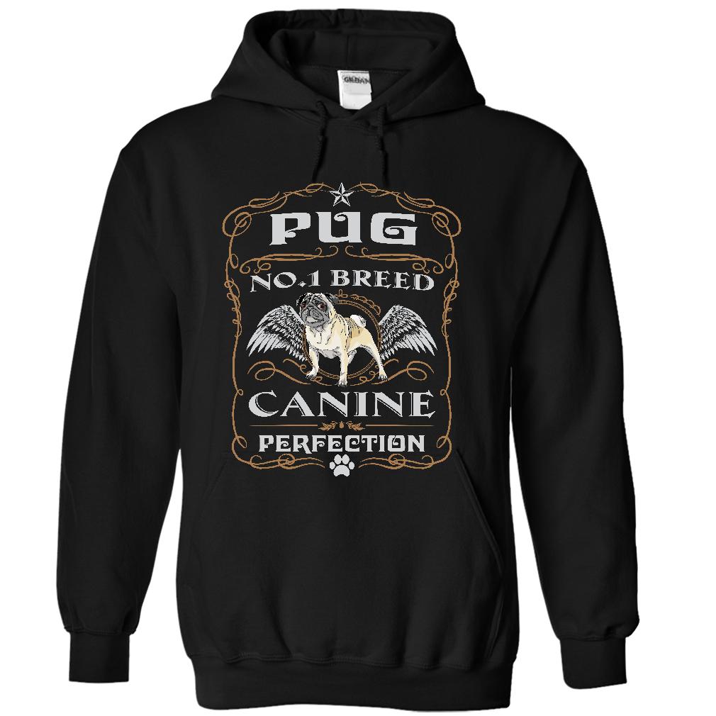 PUG NO 1 BREED CANINE PERFECTION T SHIRTS