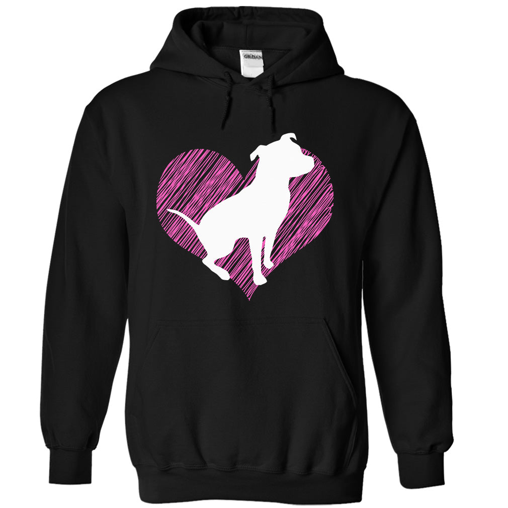 I LOVE PITBULL 2 TSHIRT