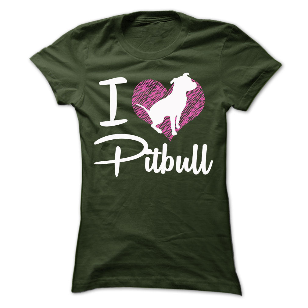 I LOVE PITBULL 2 Tee