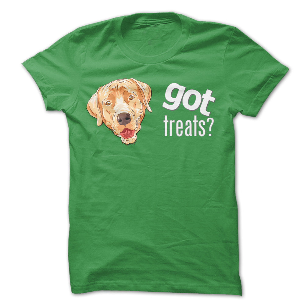 Got Treats Heads - Yellow Lab