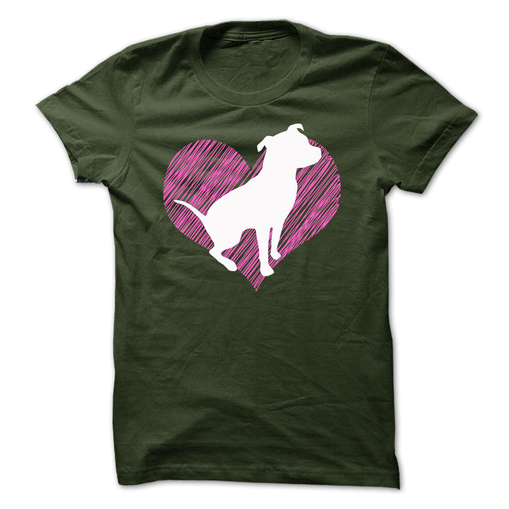 I LOVE PITBULL 2 TSHIRT