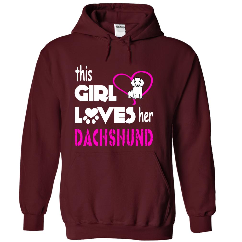 This Girl Loves Her Dachshund- K01