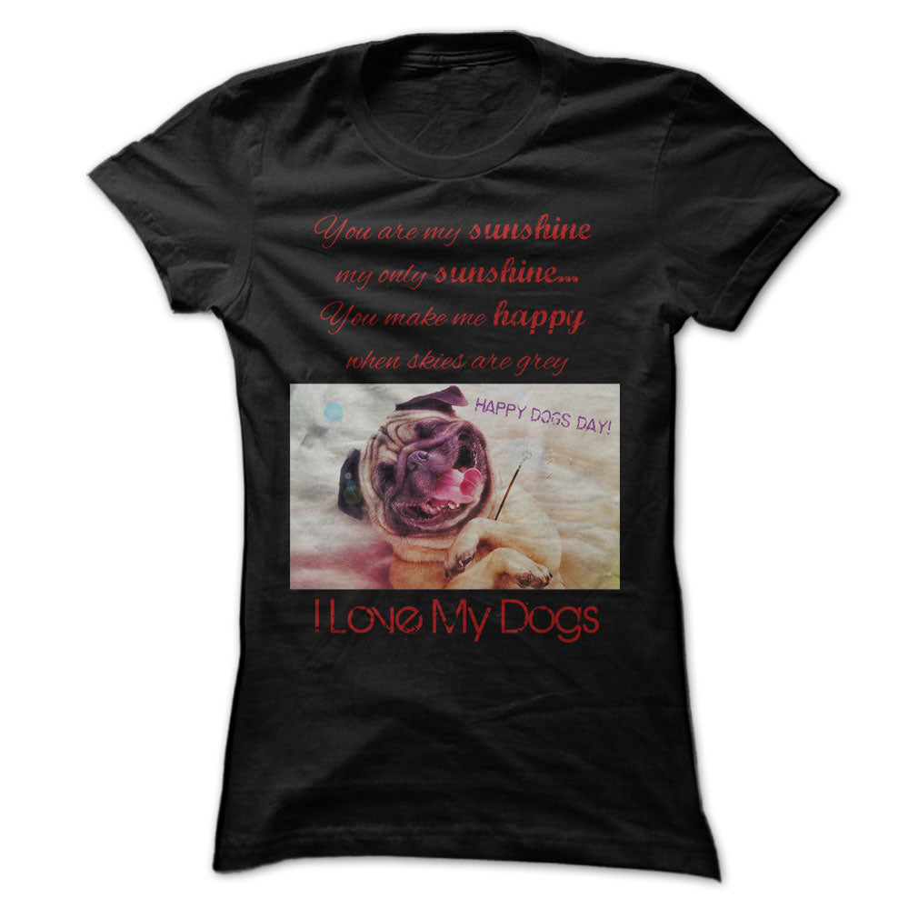 National Dog Day - Happy dogs day T-shirt