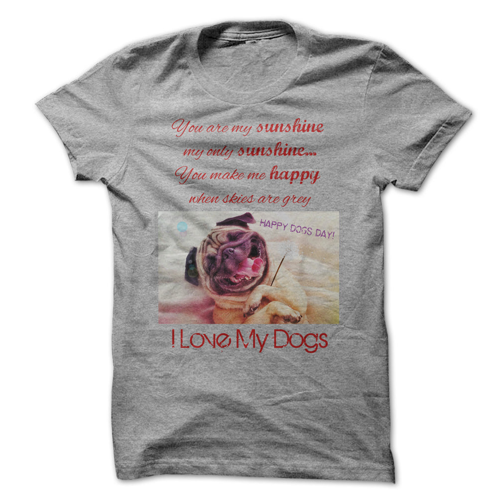 National Dog Day - Happy dogs day T-shirt