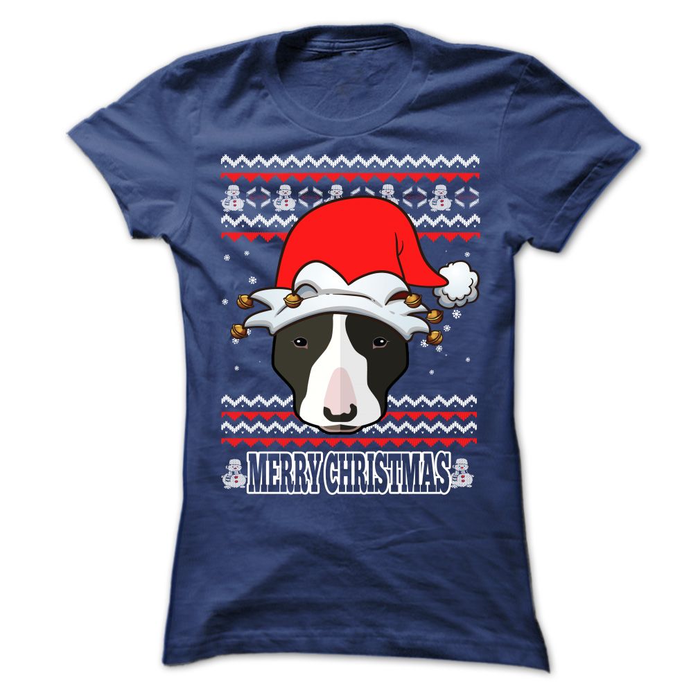 UGLY CHRISTMAS BULL TERRIER