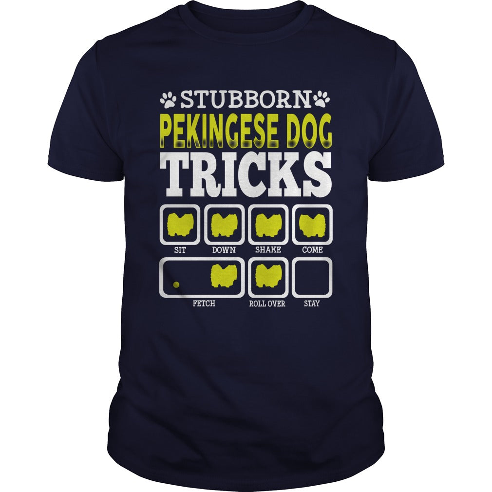 STUBBORN PEKINGESE DOG TRICKS
