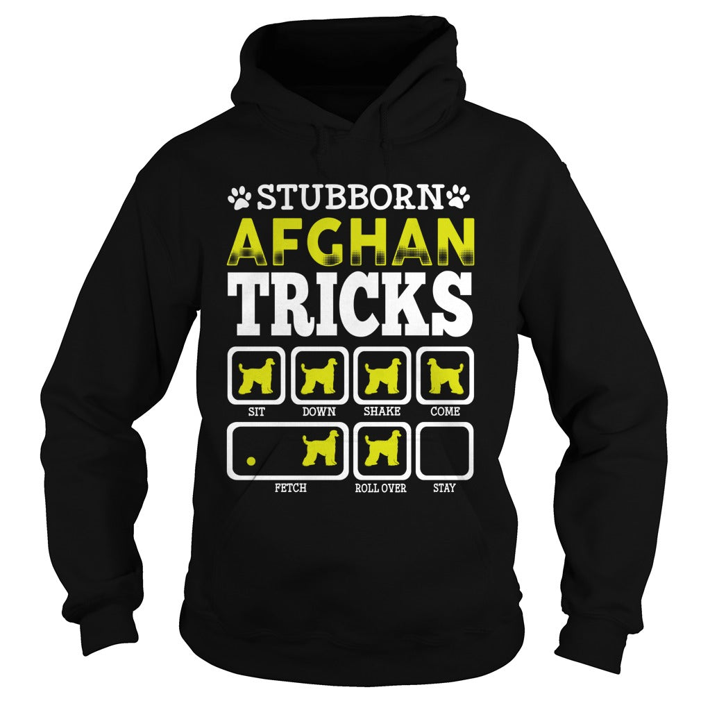 STUBBORN AFGHAN HOUND TRICK