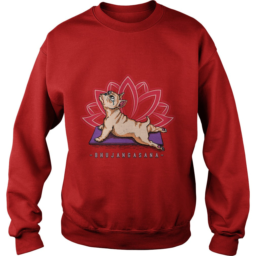 Pug Yoga Bhujangasana Pose Funny Dog Papa Mama Men Women Dogs Lovers Sunfrog Hoodie