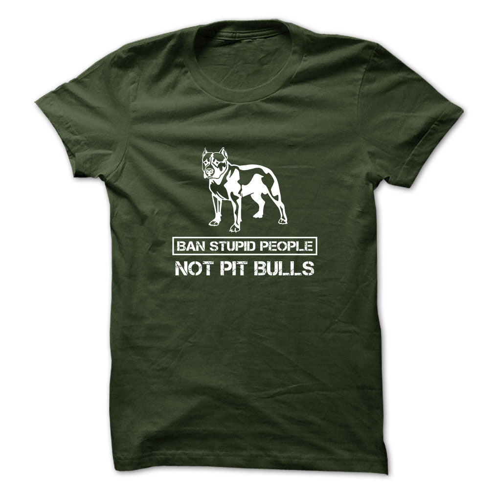 Pitbull t-shirt - Dont ban pit bulls