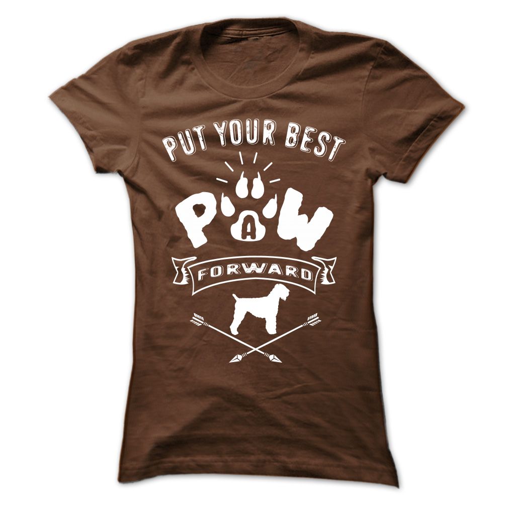PUT YOUR BEST A PAW FORWARD-BLACK RUSSIAN TERRIER