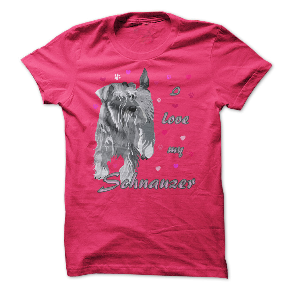 I love my Schnauzer! For Schnauzer lovers! <3