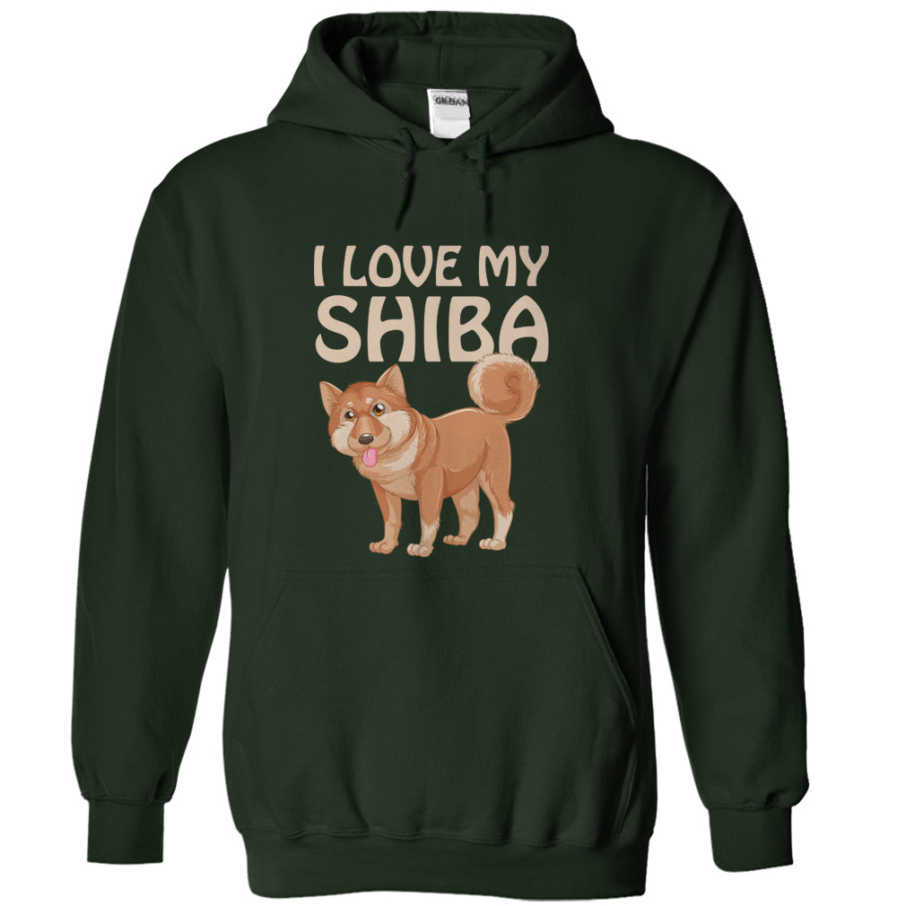 I Love My Shiba Inu T Shirt