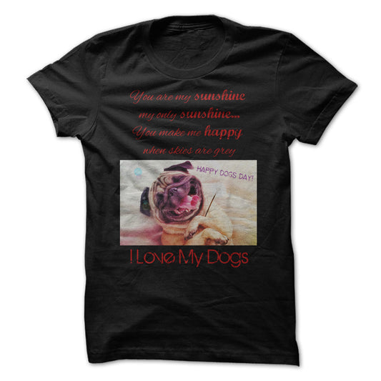 National Dog Day - Happy dogs day T-shirt