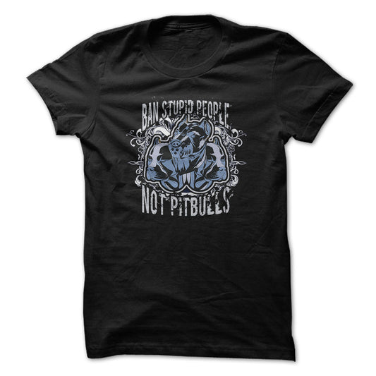 Pitbull t-shirt - Dont ban pitbulls