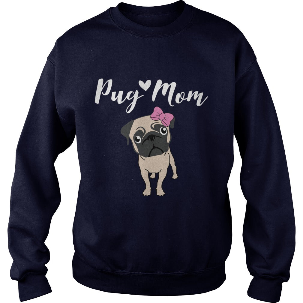 Pug Mom Funny Gift for Dog Mom Lovers Papa Mama Men Women Dogs Lovers Sunfrog Hoodie